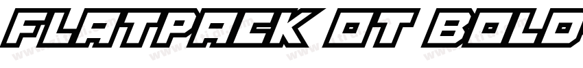 FlatPack OT Bold字体转换